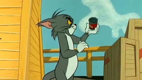 猫和老鼠汤姆吃瓜,汤姆猫的夏日瓜果盛宴